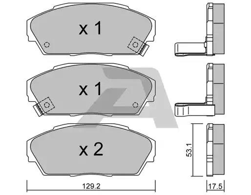 Тормозные колодки AISIN BPHO-1900